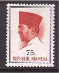 Stamps Indonesia -  Presidente de Indonesia