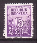 Sellos de Asia - Indonesia -  Sello numerals