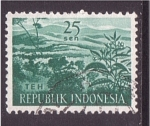 Stamps : Asia : Indonesia :  serie- Plantaciones