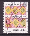 Sellos de America - Brasil -  Berimbau