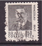 Sellos de America - Brasil -  Wenceslau Braz