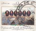 Sellos de America - M�xico -  150 aniversario Defensa del Castillo de Chapultepec 