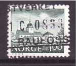 Stamps Norway -  Edificio típico