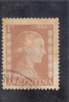 Stamps Argentina -  Eva Perón 