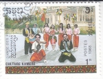 Stamps Cambodia -  CULTURA KHMERE