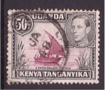 Stamps Kenya -  Lago Victoria