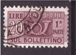 Stamps Italy -  Pacchi sul bolletino 1ª parte