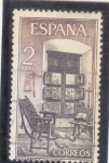 Stamps Spain -  monasterio de Yuste (37)
