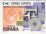 Stamps Spain -  España exporta productos siderúrgicos (37)