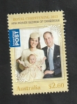 Sellos de Oceania - Australia -  3898 - Bautizo del príncipe George de Cambridge