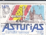Stamps : Europe : Spain :  estatuto de autonomía de Asturias (37)