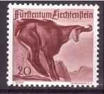 Stamps Liechtenstein -  serie- Fauna alpina