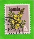 Stamps Uganda -  plantas