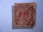 Stamps Germany -  Aguila Imperial en un Círculo - Alemania Reino.