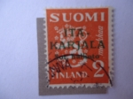 Stamps Finland -  Escudo de Armas de Finlandia - Serie:Karelia del Este.