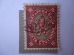 Sellos de Europa - Bulgaria -  León de Bulgaria -. Leon heráldico-Valor en Stotinka