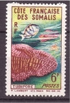 Stamps Somalia -  serie- Corales