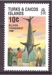 Stamps America - Turks and Caicos Islands -  serie- Billfish tournament