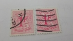 Stamps Belgium -  Leon Heraldico/Numero