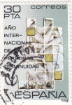 Stamps : Europe : Spain :  año internacional de las personas disminuidas  (37)