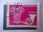 Stamps Romania -  Dios Mercurio - Correos y Telecomunicaciones.