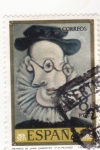 Stamps Spain -  retrato de Jaime Sabartes (Picasso)(37)