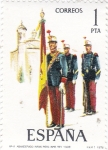 Stamps Spain -  abanderado inf. reg.(37)