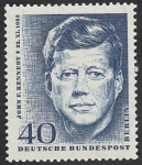 Stamps Germany -  Berlin - 218 - Anivº de la muerte de John F. Kennedy