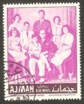 Sellos de Asia - Emiratos �rabes Unidos -  Ajman - 16 - 50 anivº del nacimiento de John F. Kennedy