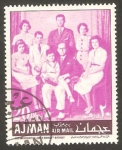 Stamps United Arab Emirates -  Ajman - 16 - 50 anivº del nacimiento de John F. Kennedy