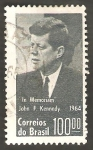 Sellos de America - Brasil -  764 - John F. Kennedy
