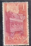 Stamps Spain -  monasterio de Poblet (37)
