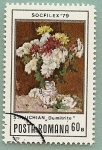 Sellos de Europa - Rumania -  Socfilex´79 - Stefan Luchian - pintura - flores Dumitrita