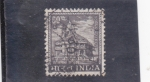 Sellos de Asia - India -  templo 