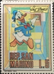 Stamps San Marino -  El Pato Donald
