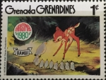 Stamps : America : Grenada :  Bambi y las codornices