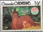 Stamps : America : Grenada :  Bambi con su mamá
