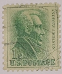 Stamps United States -  Andrew Jackson 1c