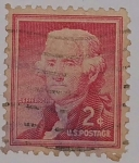 Stamps United States -  Thomas Jefferson 2c