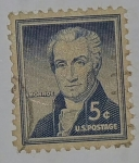 Stamps United States -  Monroe 5c