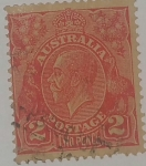 Stamps Australia -  Two Pence