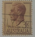 Stamps : Oceania : Australia :  Australia 3 1/2 d