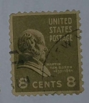 Sellos de America - Estados Unidos -  Mart?n Van Buren 8c