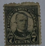 Stamps United States -  William Mc Kinley 7c