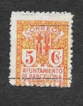 Stamps Spain -  Edf 10 - Escudo (Barcelona)