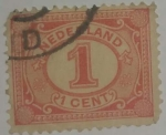 Stamps : Europe : Netherlands :  Holanda 1c
