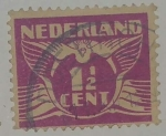 Stamps : Europe : Netherlands :  Holanda 1 1/2 c