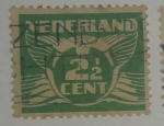 Stamps : Europe : Netherlands :  Holanda 2  1/2c