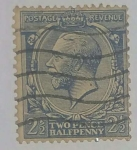 Stamps United Kingdom -  Two Pence Half penny