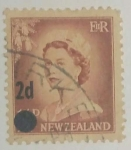 Stamps New Zealand -  2d
